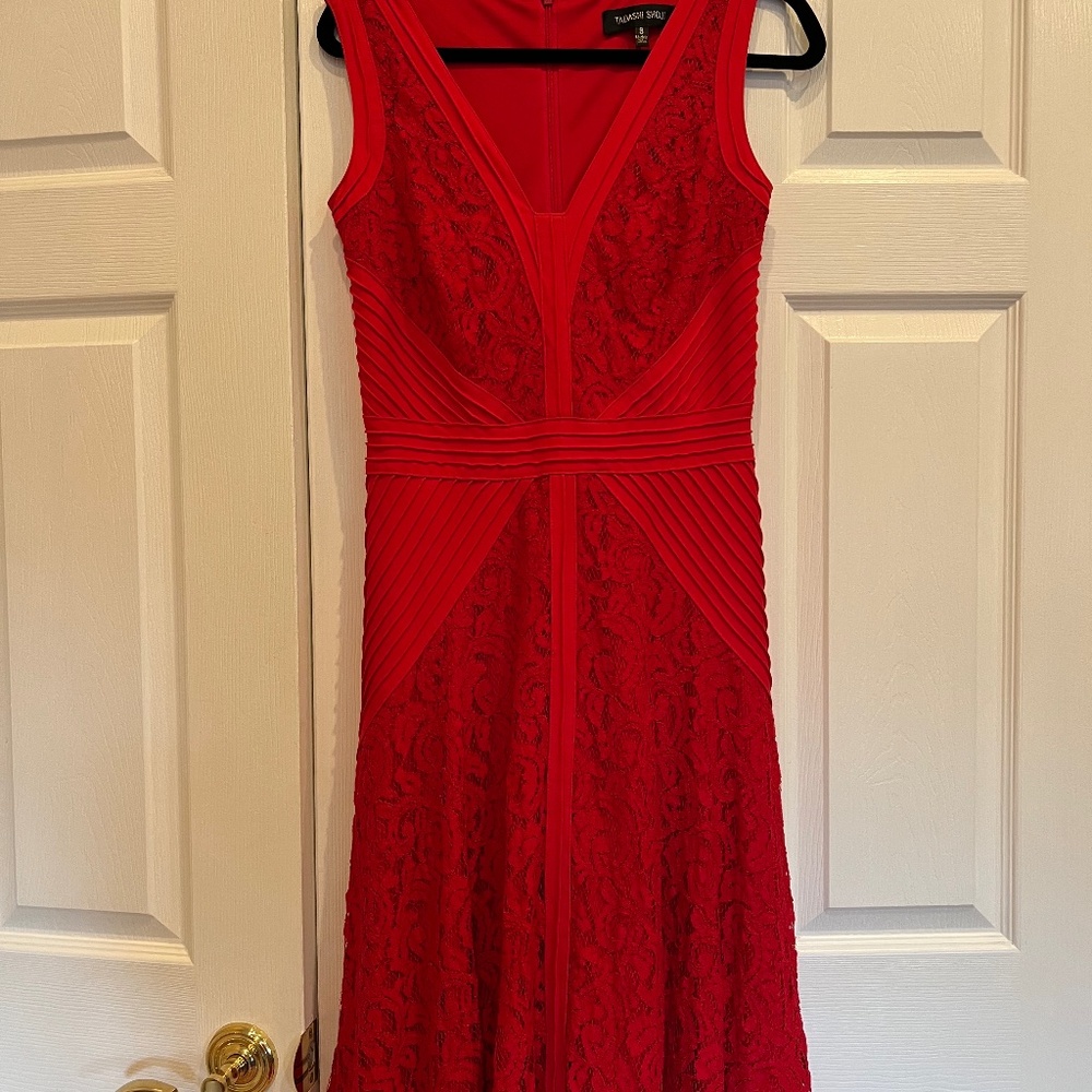 Tadashi Shoji Lace Sheath Dress 8